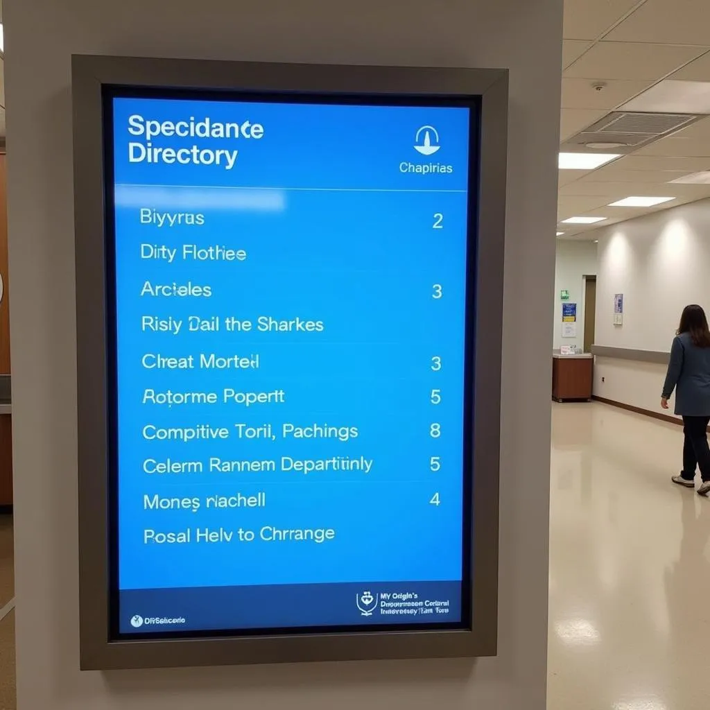 St. Peter's Hospital Floor Directory