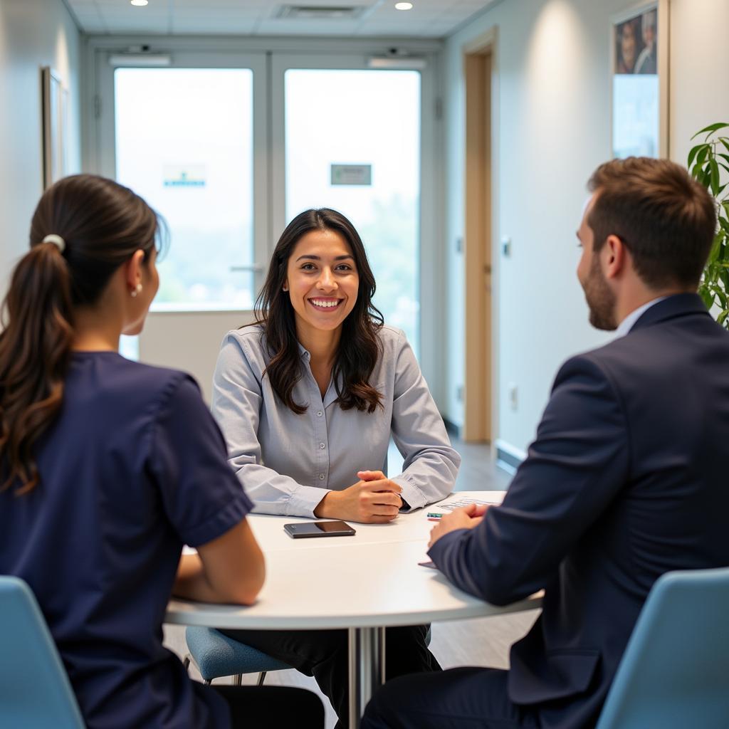 Job Interview at St. Vincent Hospital