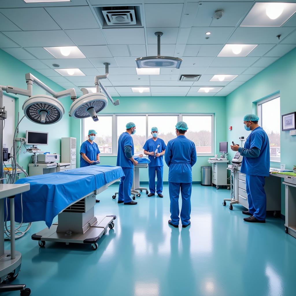 advanced technology in a children's hospital operating room