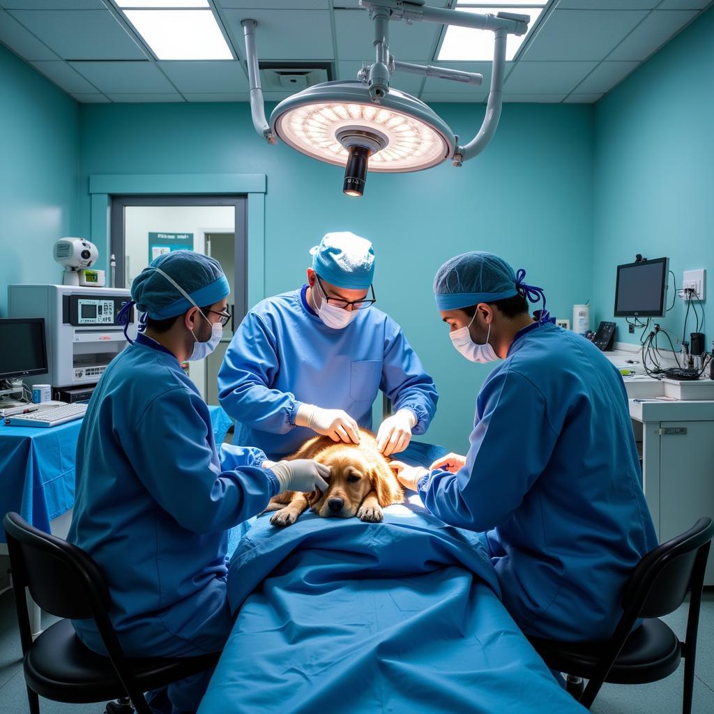 Surgical Team in State-of-the-Art Operating Room