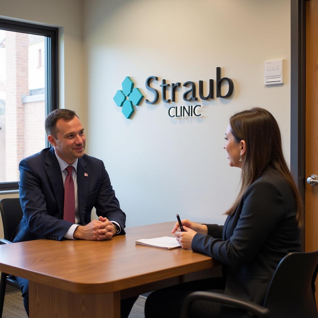 Straub Clinic Job Interview Setting