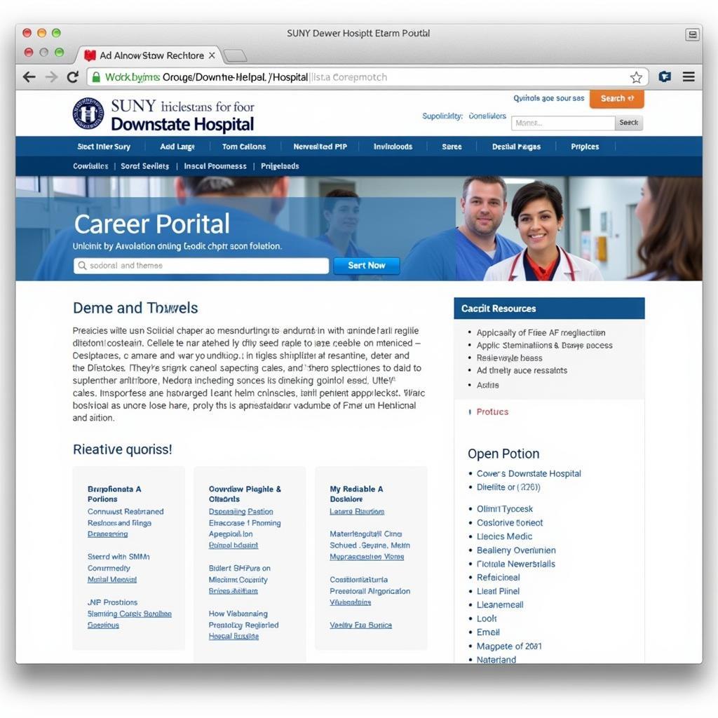 User-Friendly Online Career Portal 