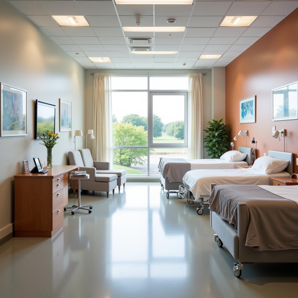 Comfortable and Modern Patient Room