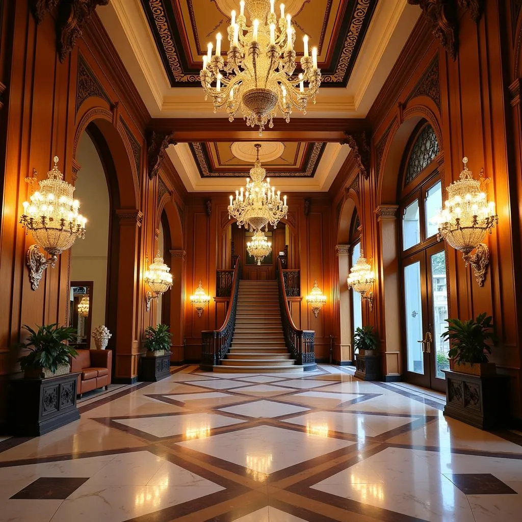 Grand Lobby of Taj Mahal Palace Hotel