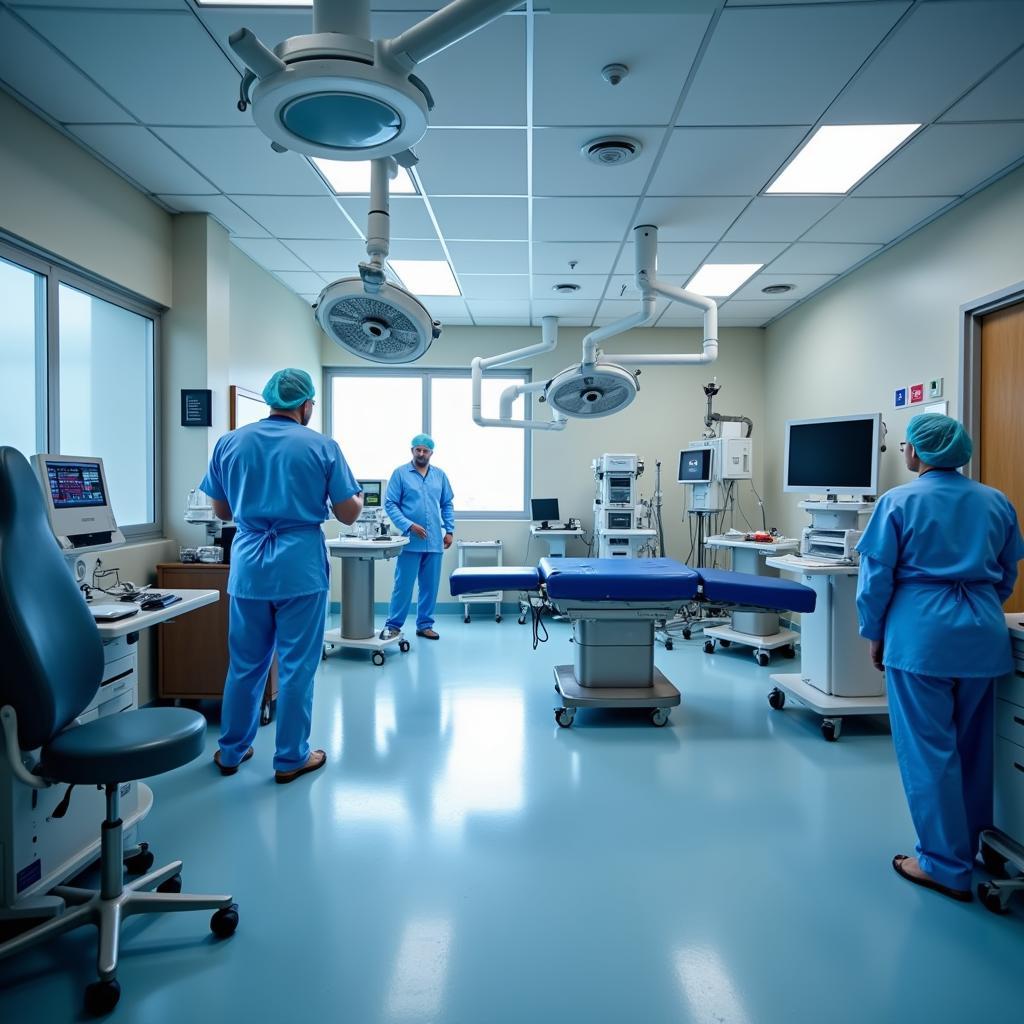 State-of-the-art operating room at Telfair Hospital Savannah