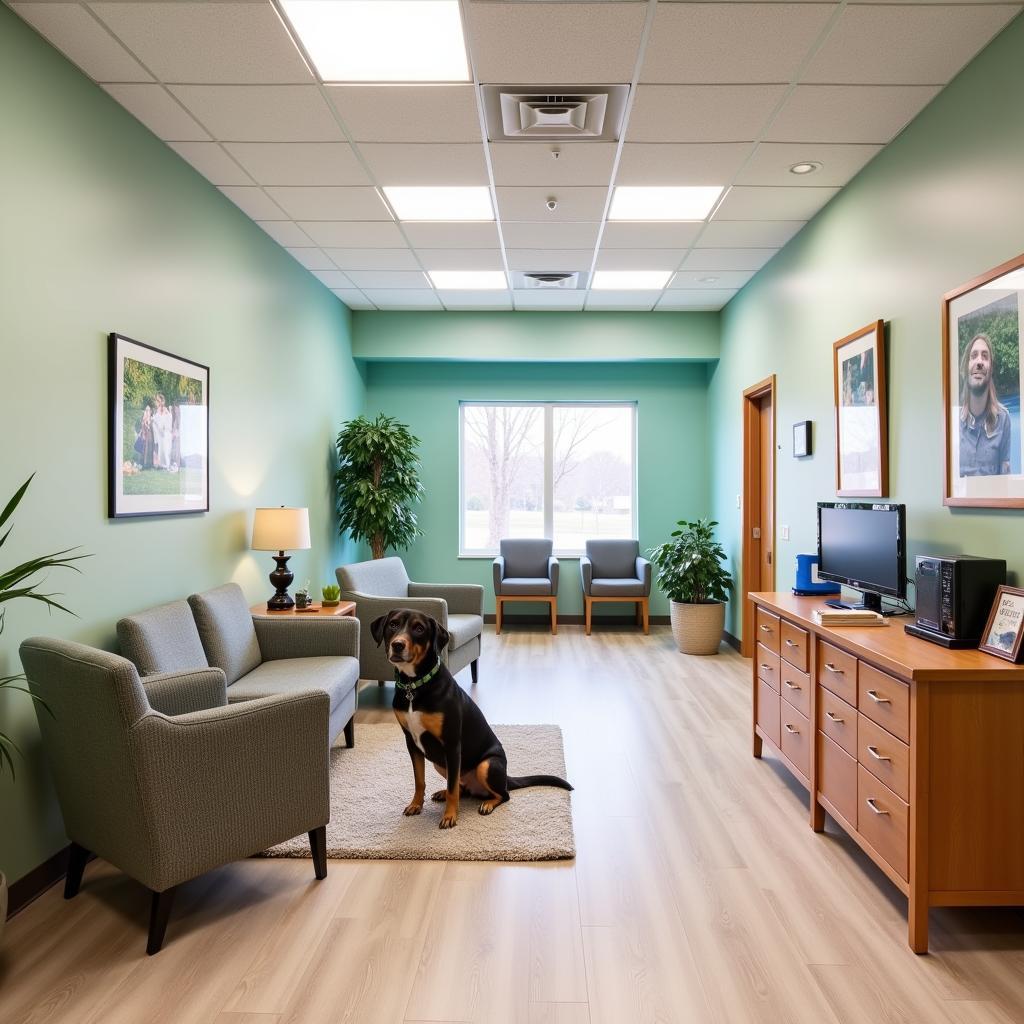 Tylertown Animal Hospital welcoming waiting area