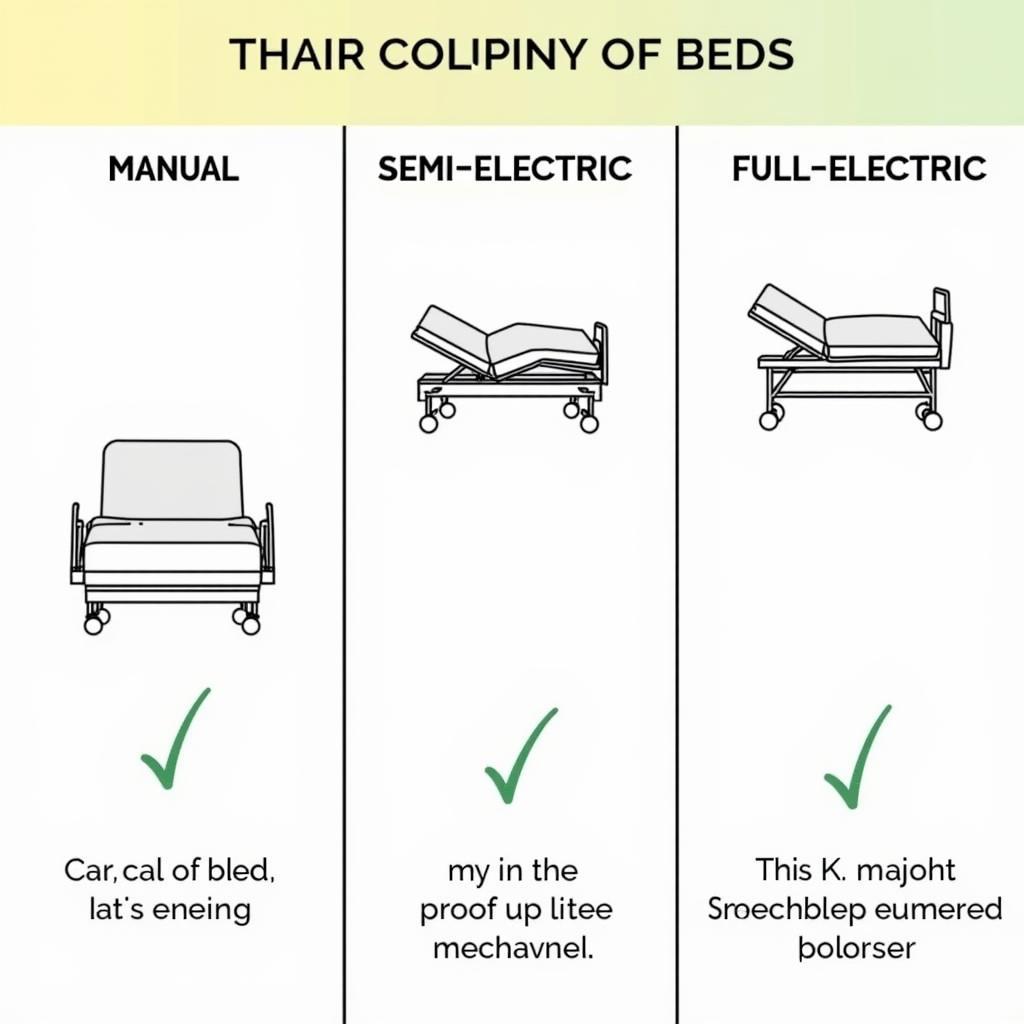 Different Types of Homecare Hospital Beds