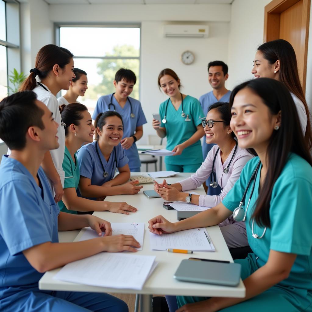 Team of medical professionals at UERM Hospital