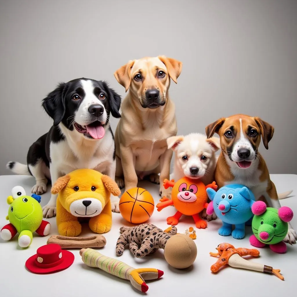 Assortment of colorful and engaging animal hospital toys