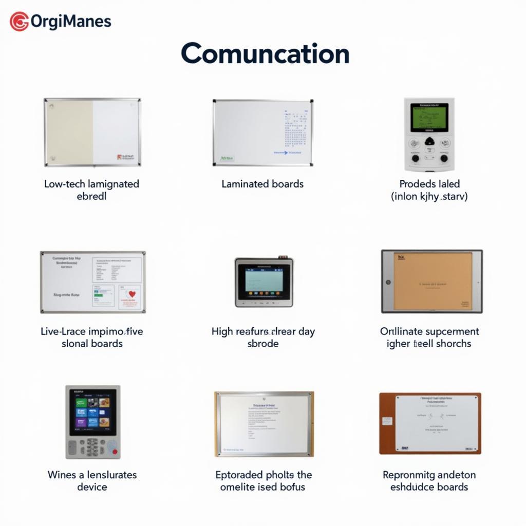 Different Communication Board Options