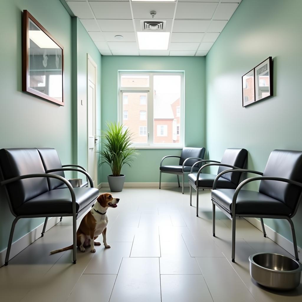 Comfortable and Welcoming Waiting Area in a Vesh Animal Hospital