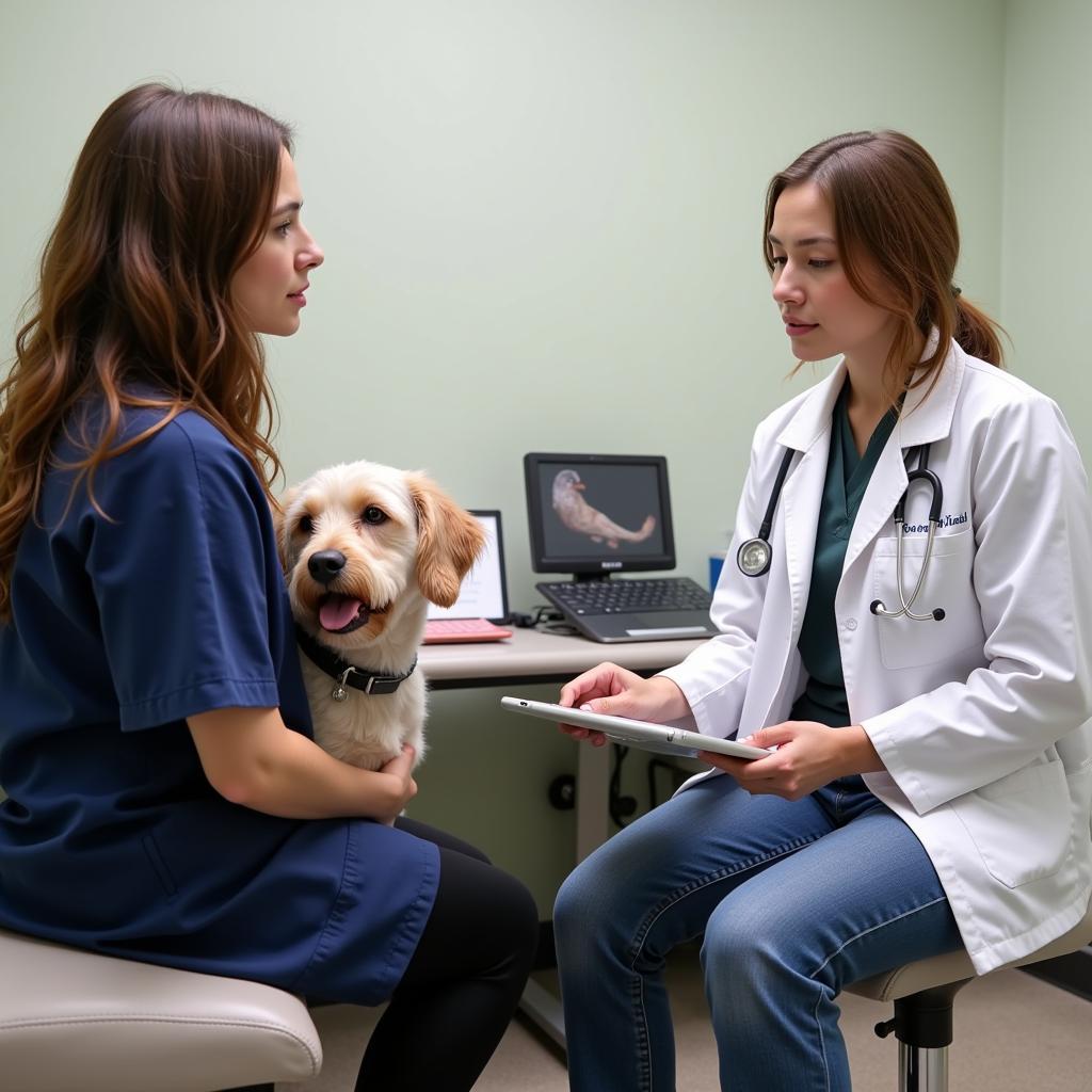 Consultation at Baltimore animal hospital