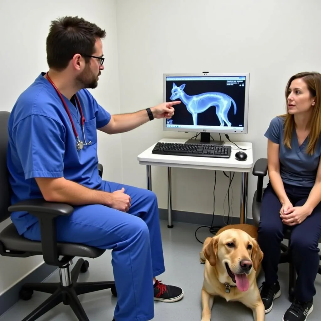 Veterinarian Discussing Treatment Options with Pet Owner in Exeter, CA