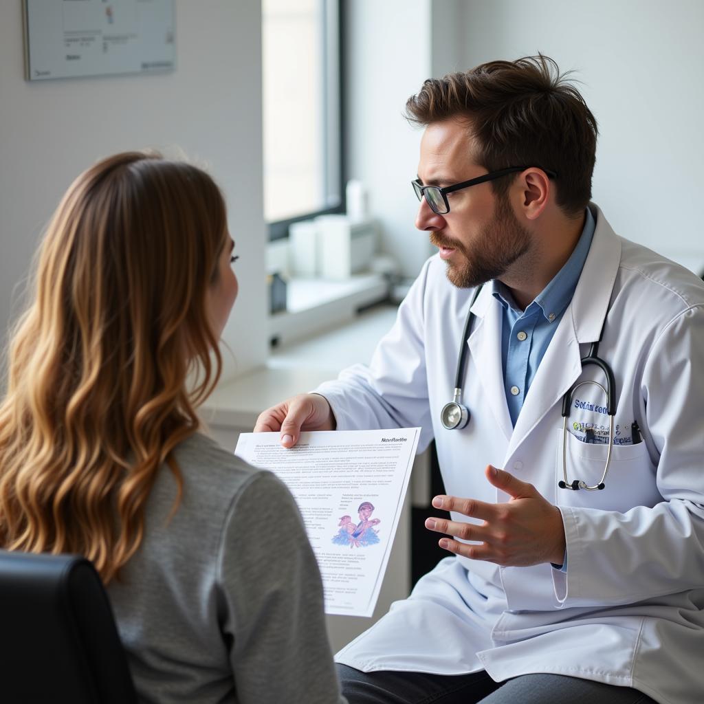 Veterinarian Discussing Treatment with Dog Owner in Vancouver