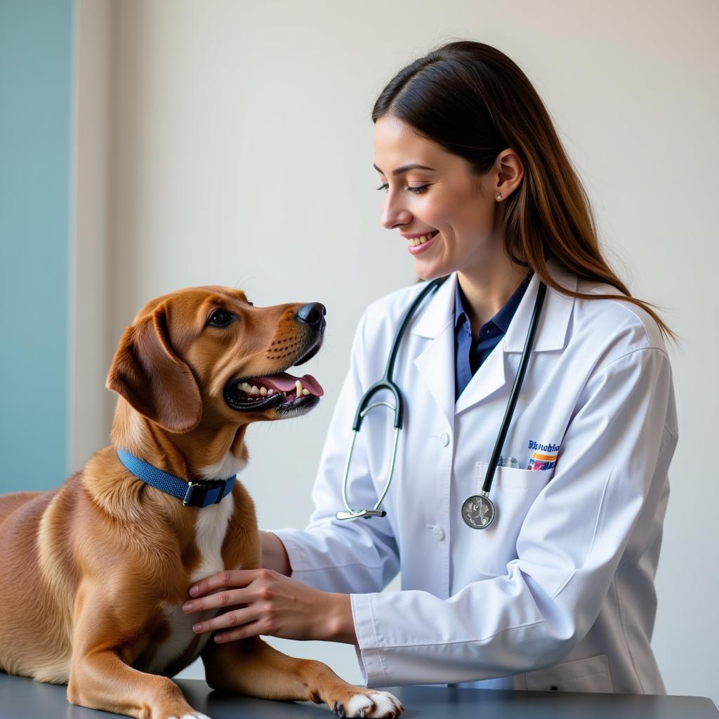 Veterinarian Conducting an Exam in South Columbus