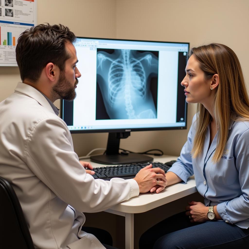 Veterinarian Discussing Pet's Health with Owner