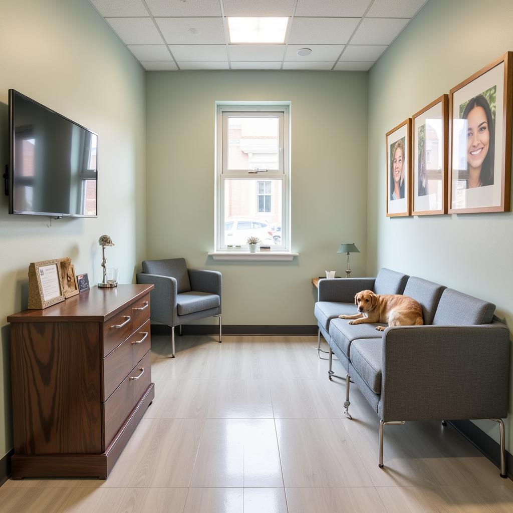 Bright and Welcoming Waiting Area in a Land O Lakes Vet Clinic