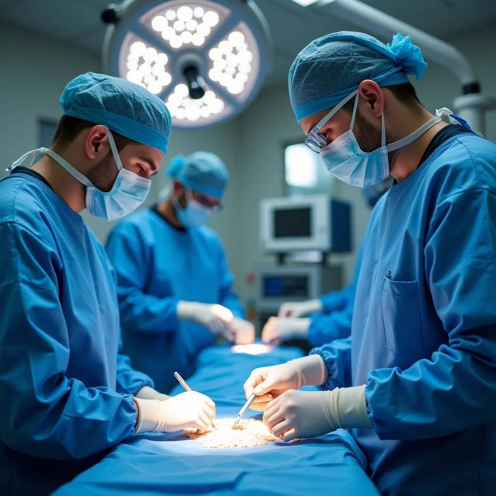 Advanced surgical suite in our Central Valley animal hospital