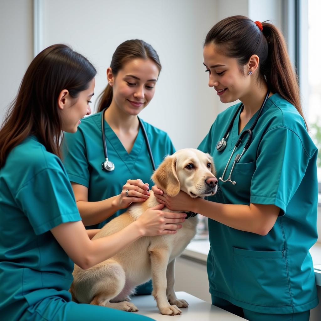 Veterinary Team in Consultation