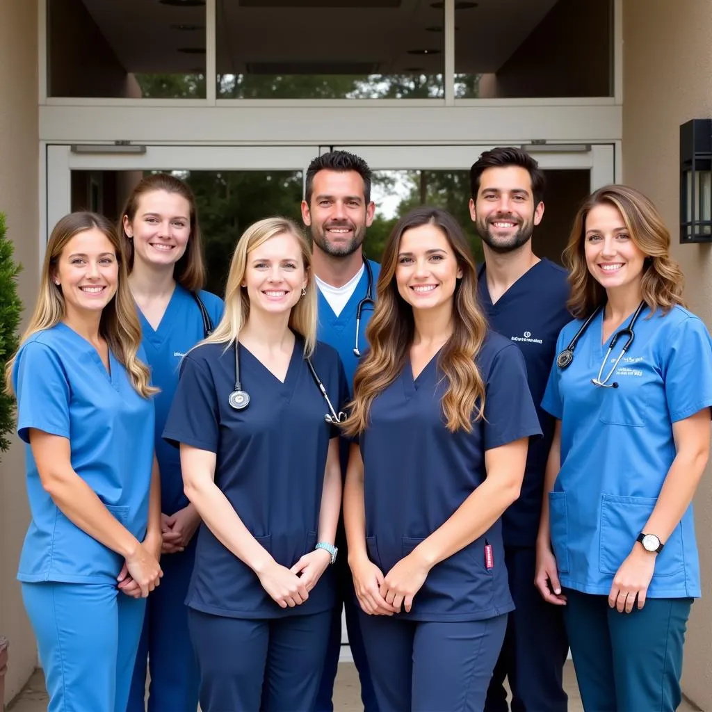 Friendly and professional veterinary team