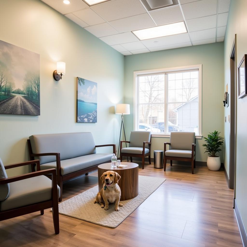 Waiting Area at Mattatuck Animal Hospital