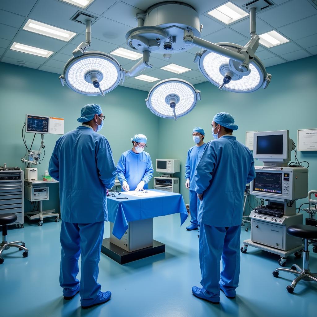 Advanced surgical suite at Watkins Hospital