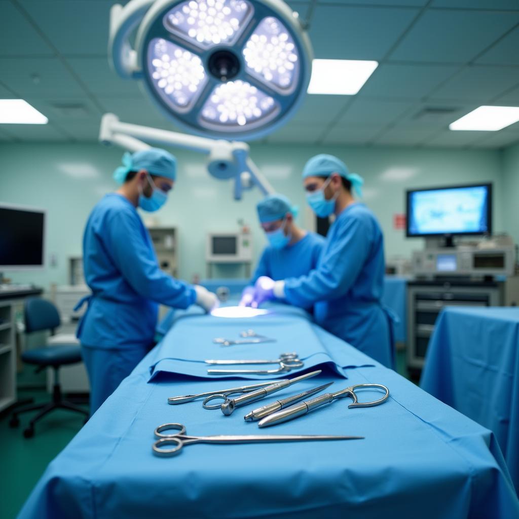 Modern and sterile surgical suite at Watsontown Animal Hospital