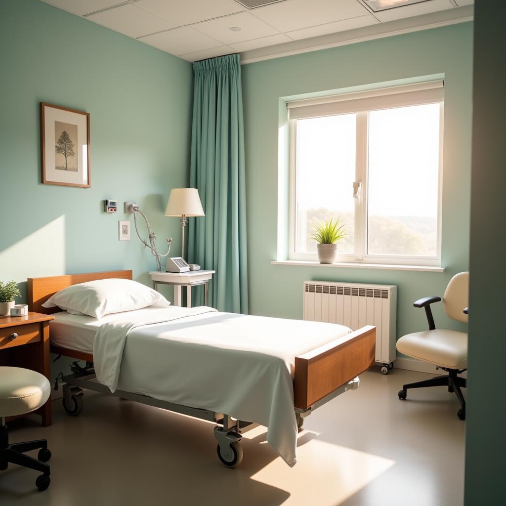 Comfortable Patient Room at Wayne County Hospital