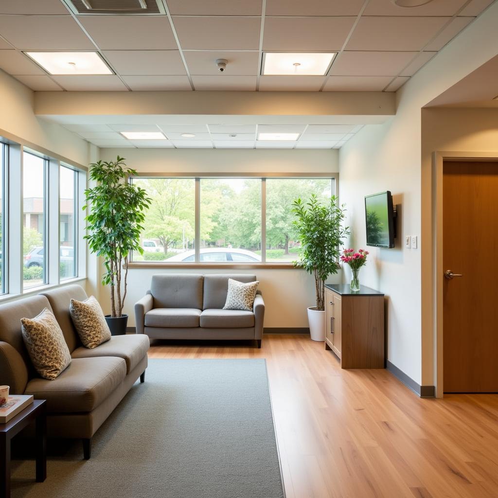 Comfortable and Welcoming Waiting Area at Wayne General Hospital