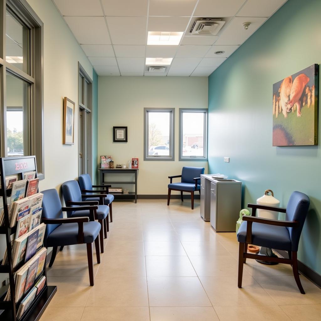  Comfortable Waiting Area at Westbury Animal Hospital