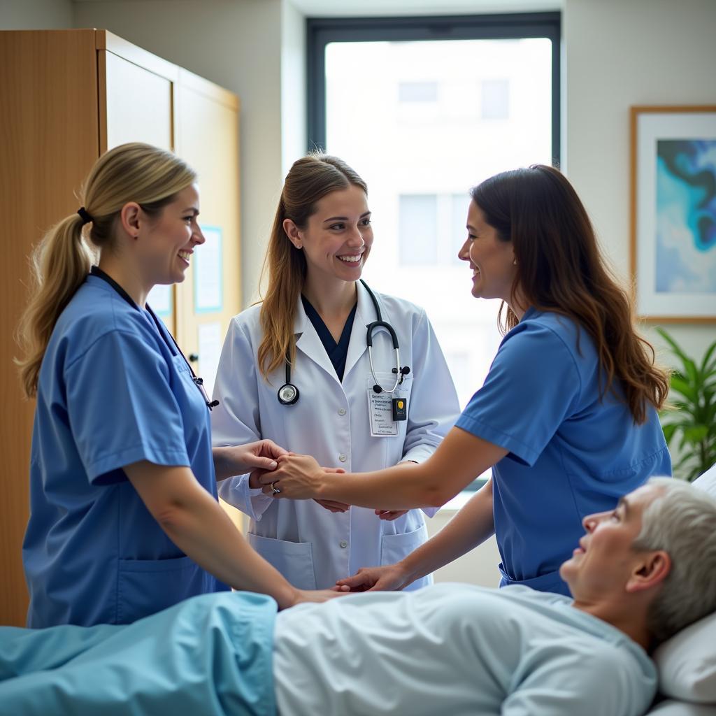 Allied Health Professionals Collaborating in a Western State Hospital