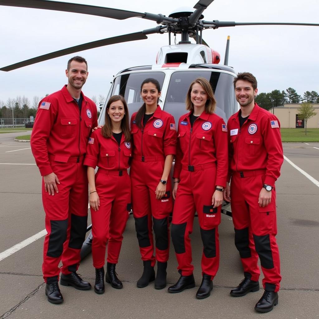 Wilson N Jones Memorial Hospital Heliport Medical Team