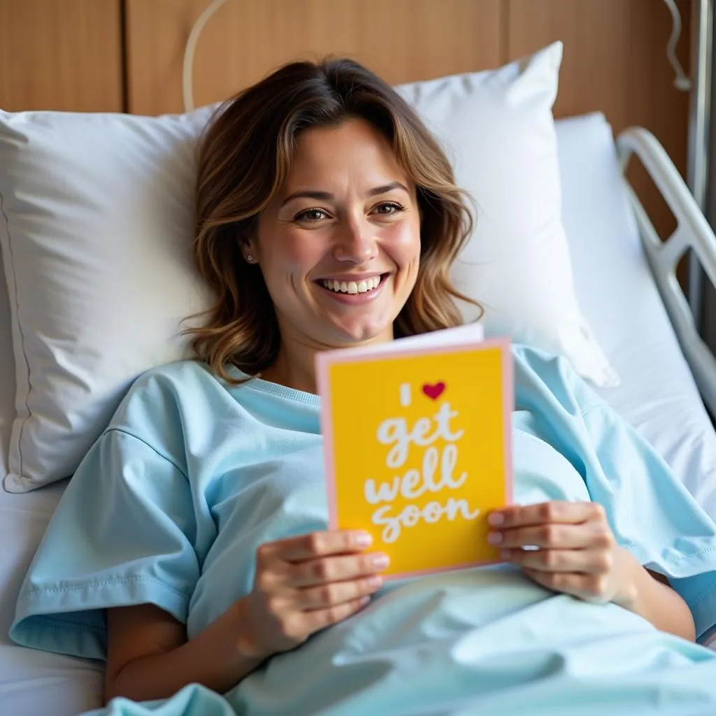 Hospital Gift: Get Well Soon Card