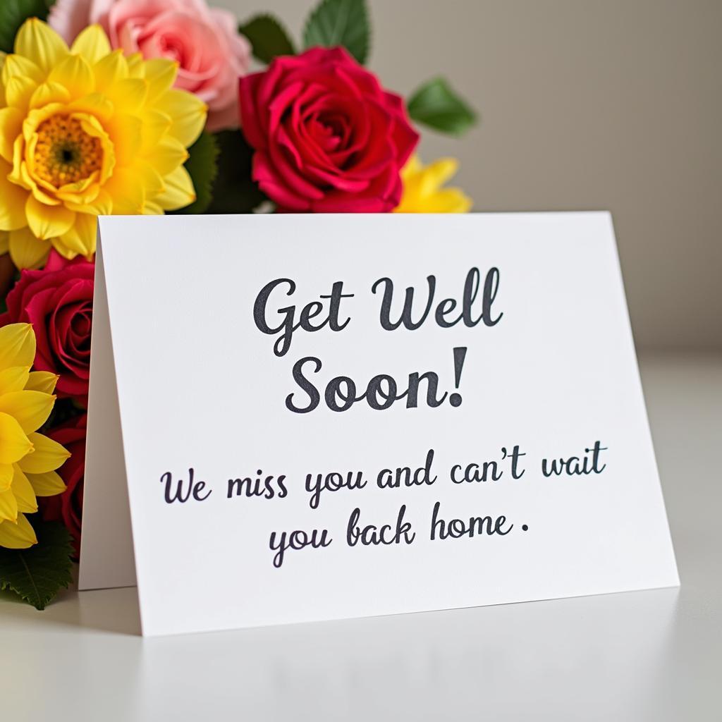 Writing a Heartfelt Get Well Soon Message