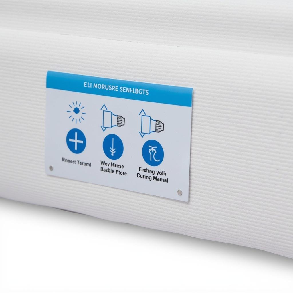 Adjustable Air Hospital Mattress: Image showcasing an adjustable air hospital mattress with a control panel, demonstrating how to adjust the firmness settings.