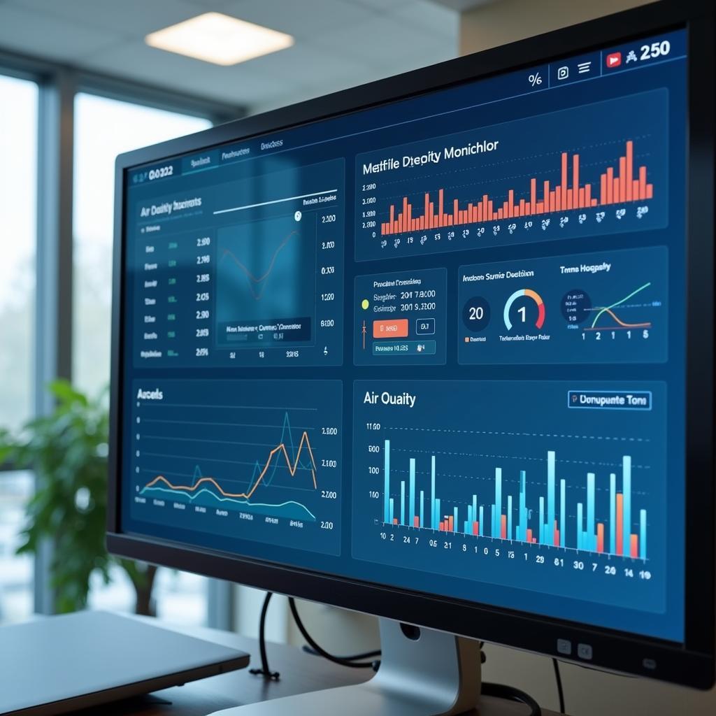 Air Quality Monitoring Dashboard in Hospital