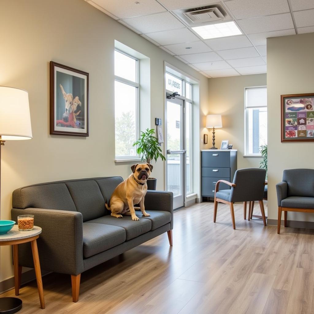 Comfortable Waiting Area at Albertville Animal Hospital