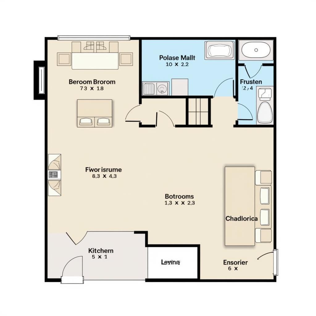 Various floor plans are available to suit different needs and preferences, from cozy studios to spacious two-bedroom apartments.