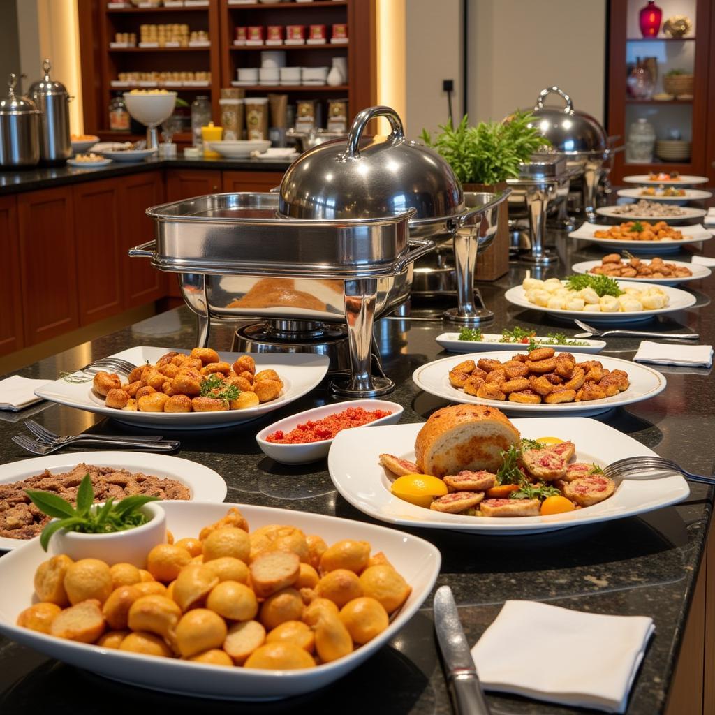 Araven Buffet and Display Solutions at a Hotel Breakfast Buffet