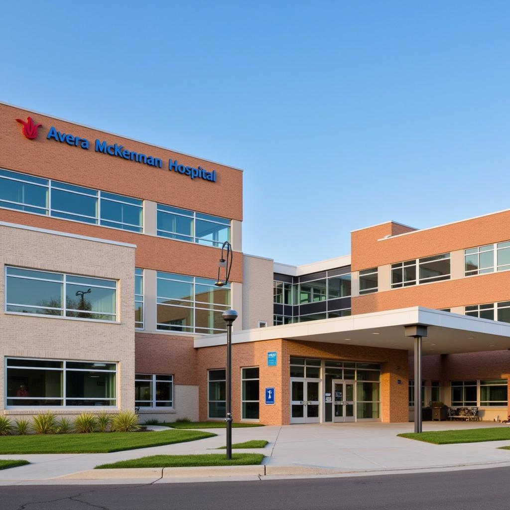 Exterior view of Avera McKennan Hospital Sioux Falls