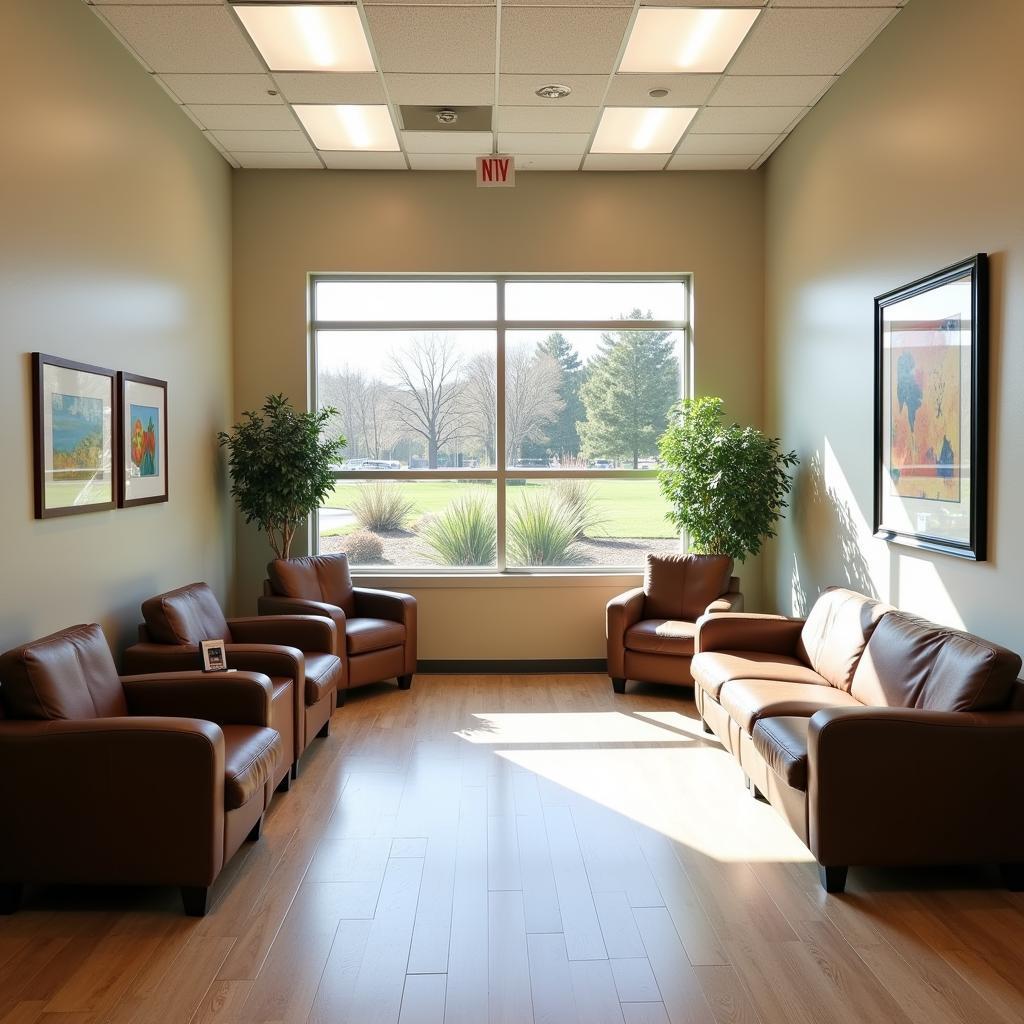 Comfortable Waiting Area at Badger Veterinary Hospital Beloit WI