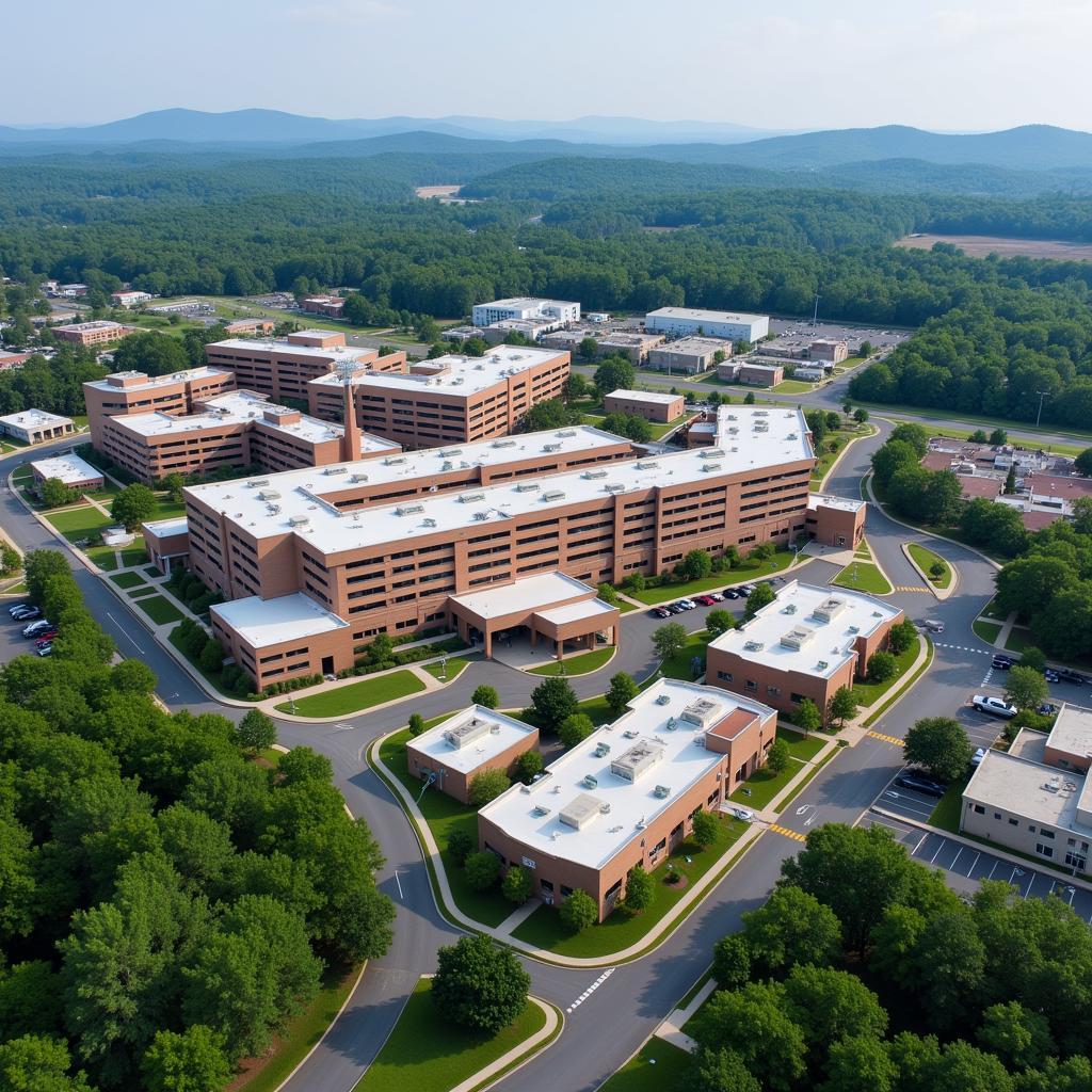 Baptist Hospital Knoxville Aerial View