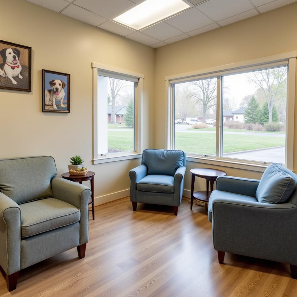 Comfortable Waiting Area at Baraboo Animal Hospital