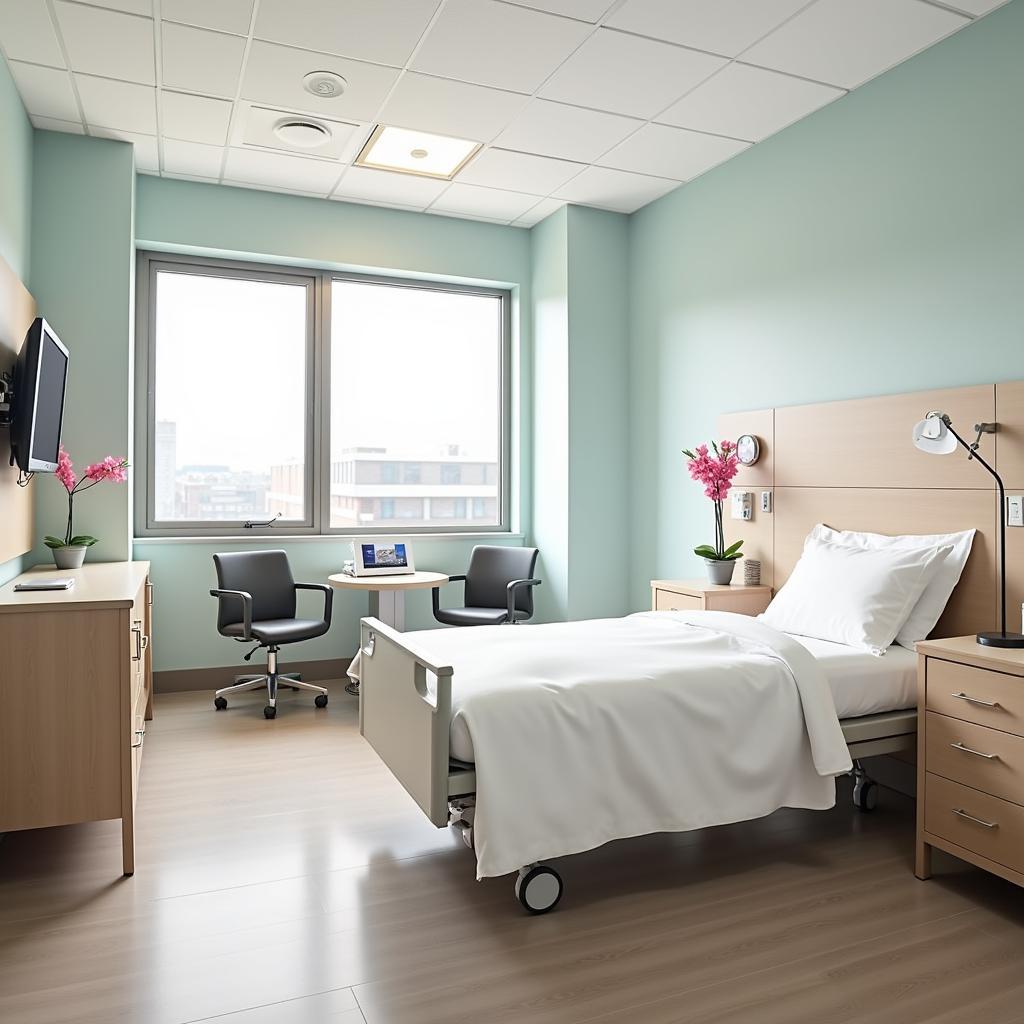 Barnert Hospital Patient Room