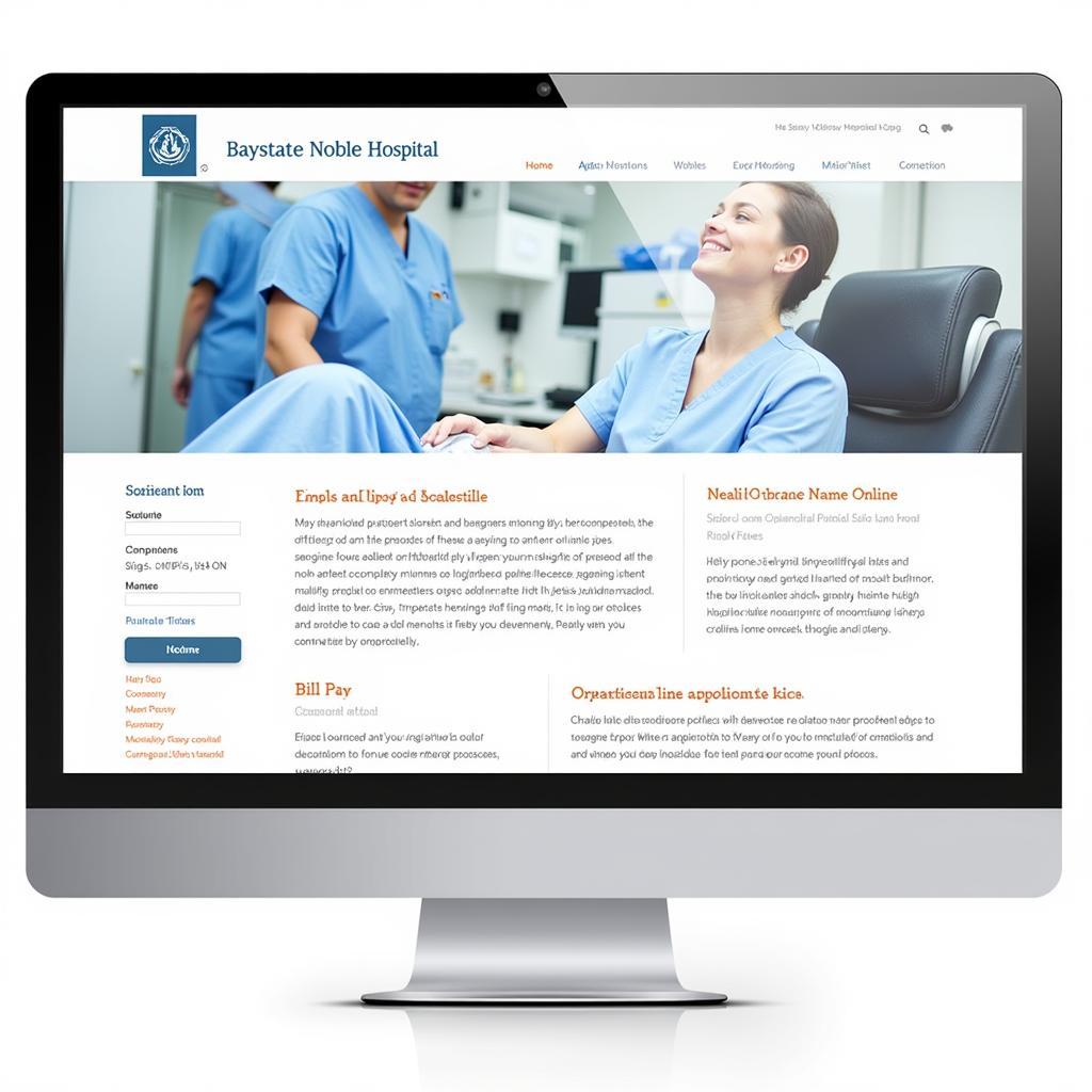 Baystate Noble Hospital Online Resources