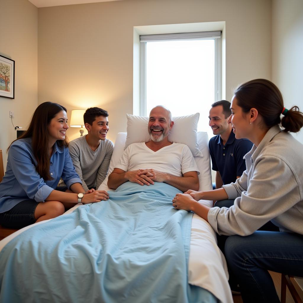 Family Visiting a Patient at Berkley Valley Convalescent Hospital