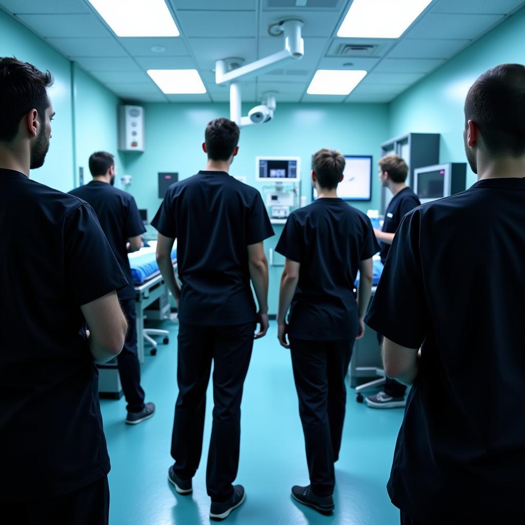 Black Scrubs in the Operating Room