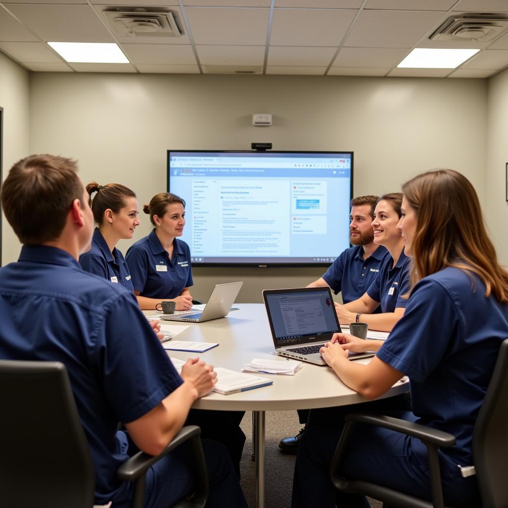 Boone Hospital Staff Meeting and Training