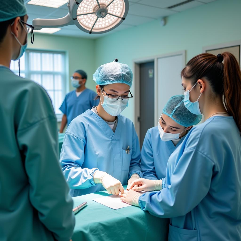 Medical Students Training at Boren Teaching Hospital