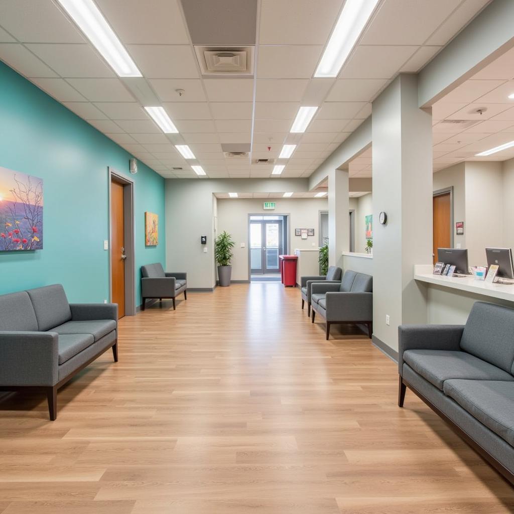 Spacious and Welcoming Waiting Area at Bowie Hospital